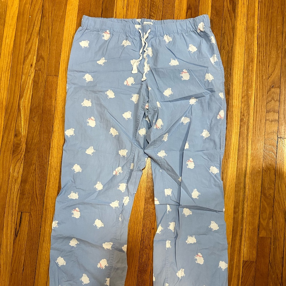 J. CREW Sheep Printed Sleep Pants S